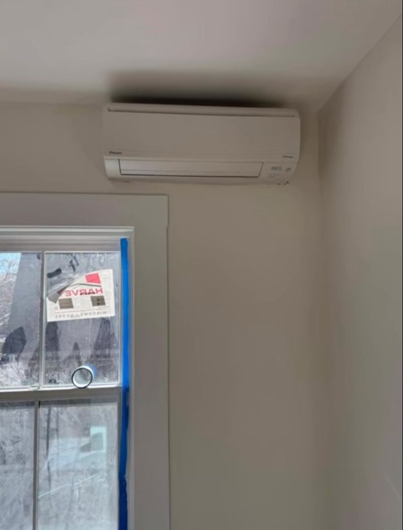Ductless — Daikin install